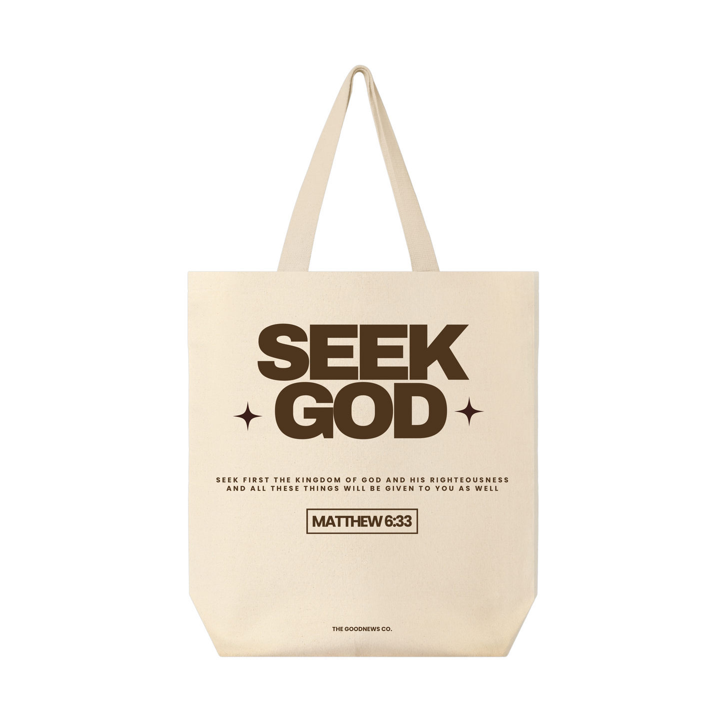 SEEK GOD Canvas Tote Bag