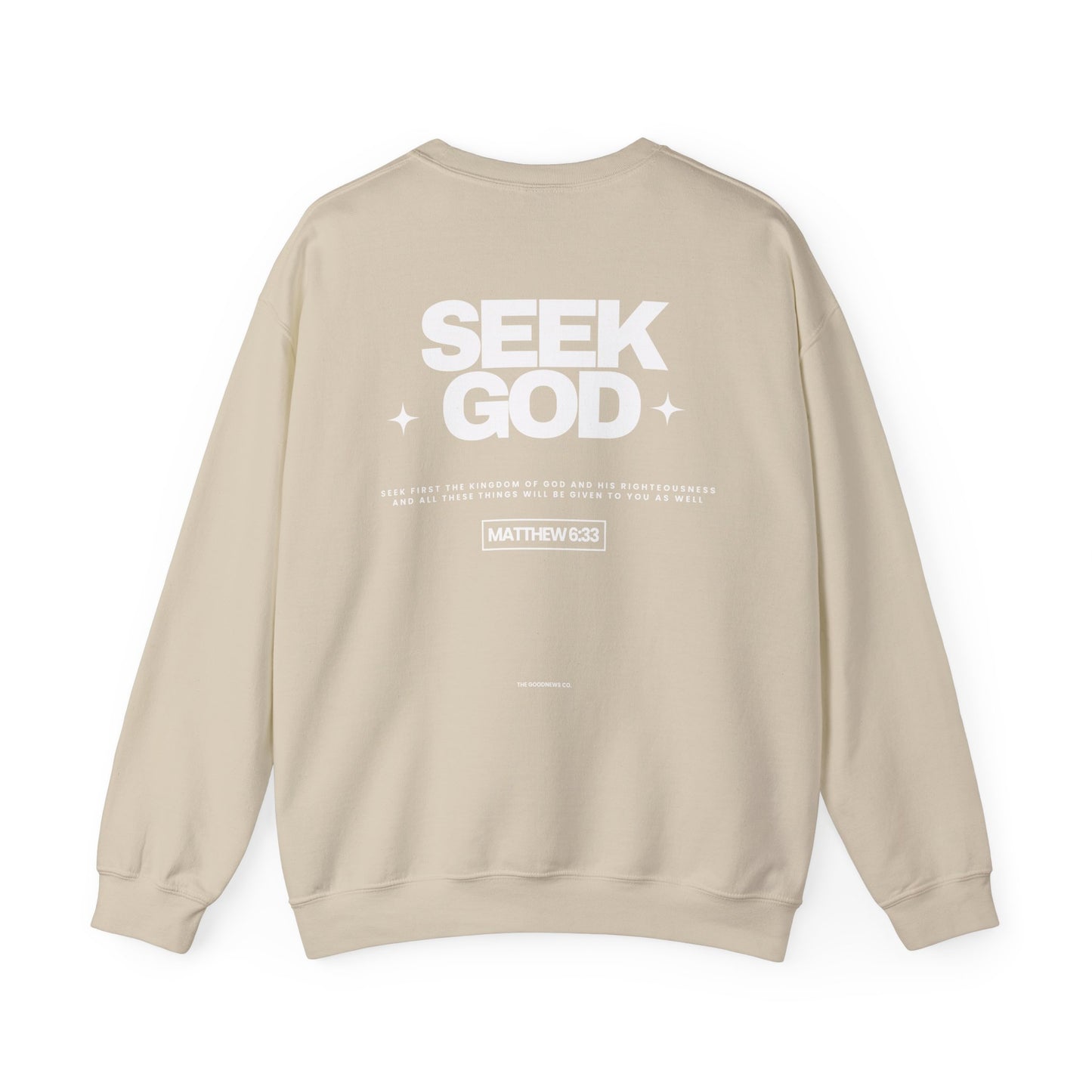 Seek God Crewneck (white)