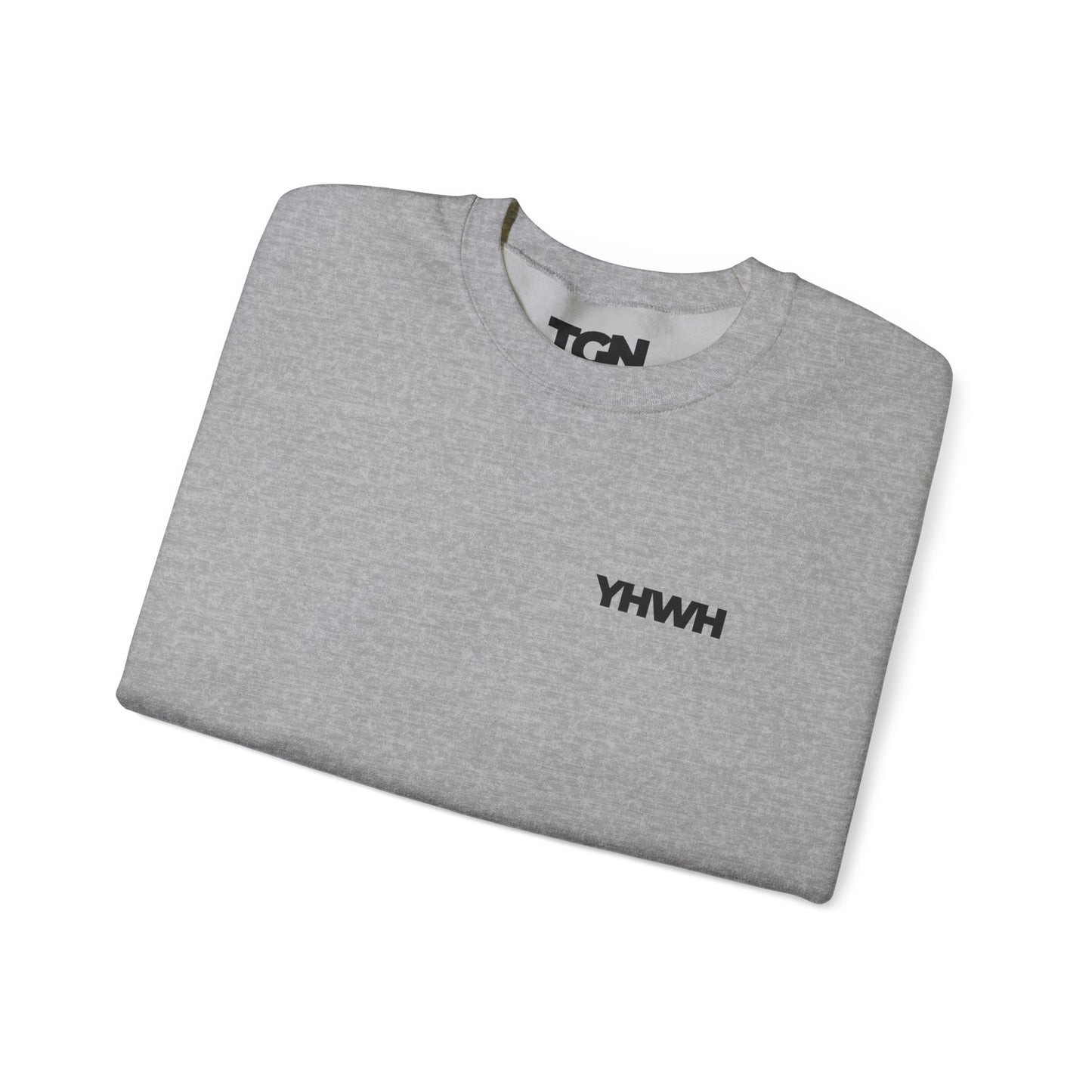 YHWH Crewneck Sweatshirt | Minimal Christian Apparel | The Good News Co.