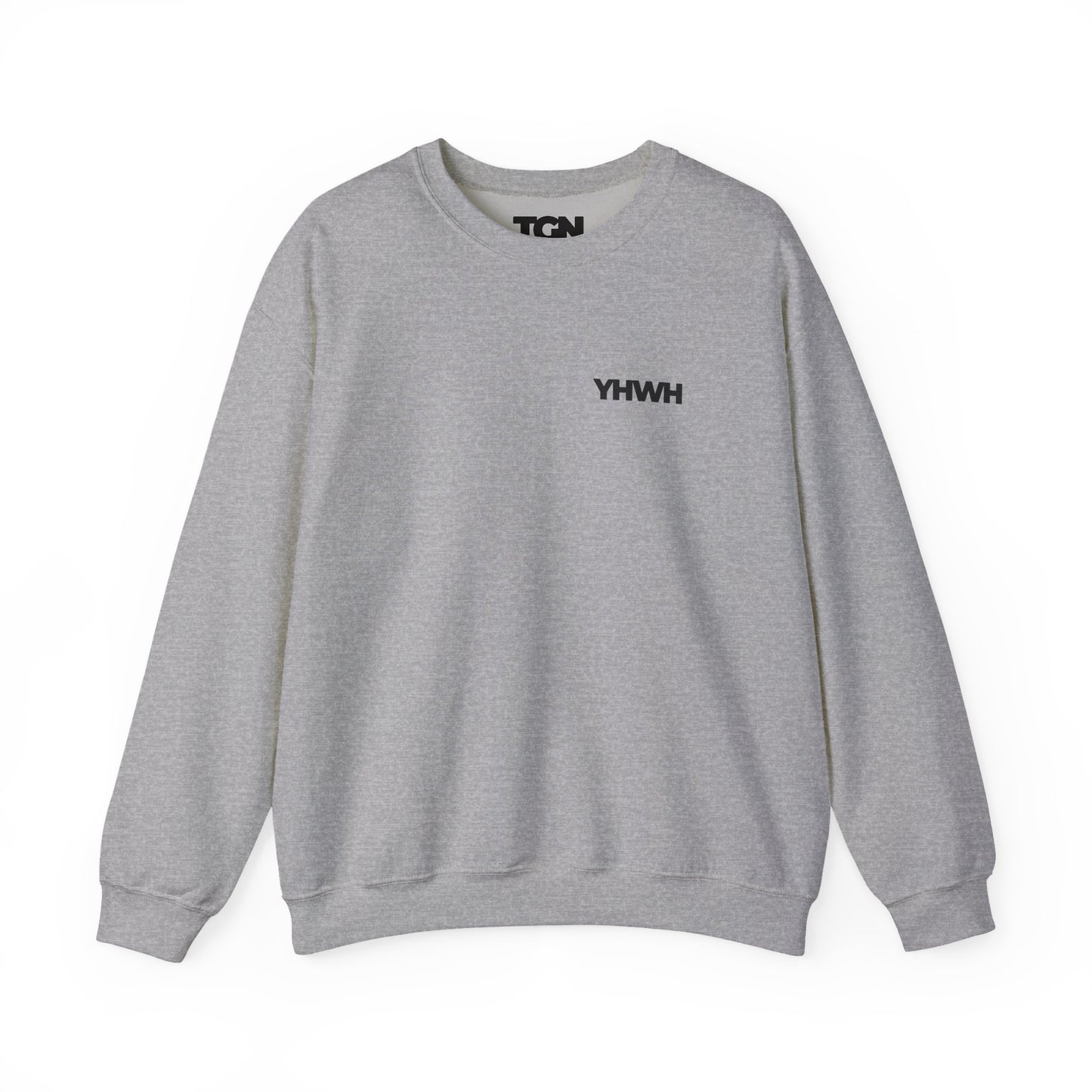 YHWH Crewneck Sweatshirt | Minimal Christian Apparel | The Good News Co.