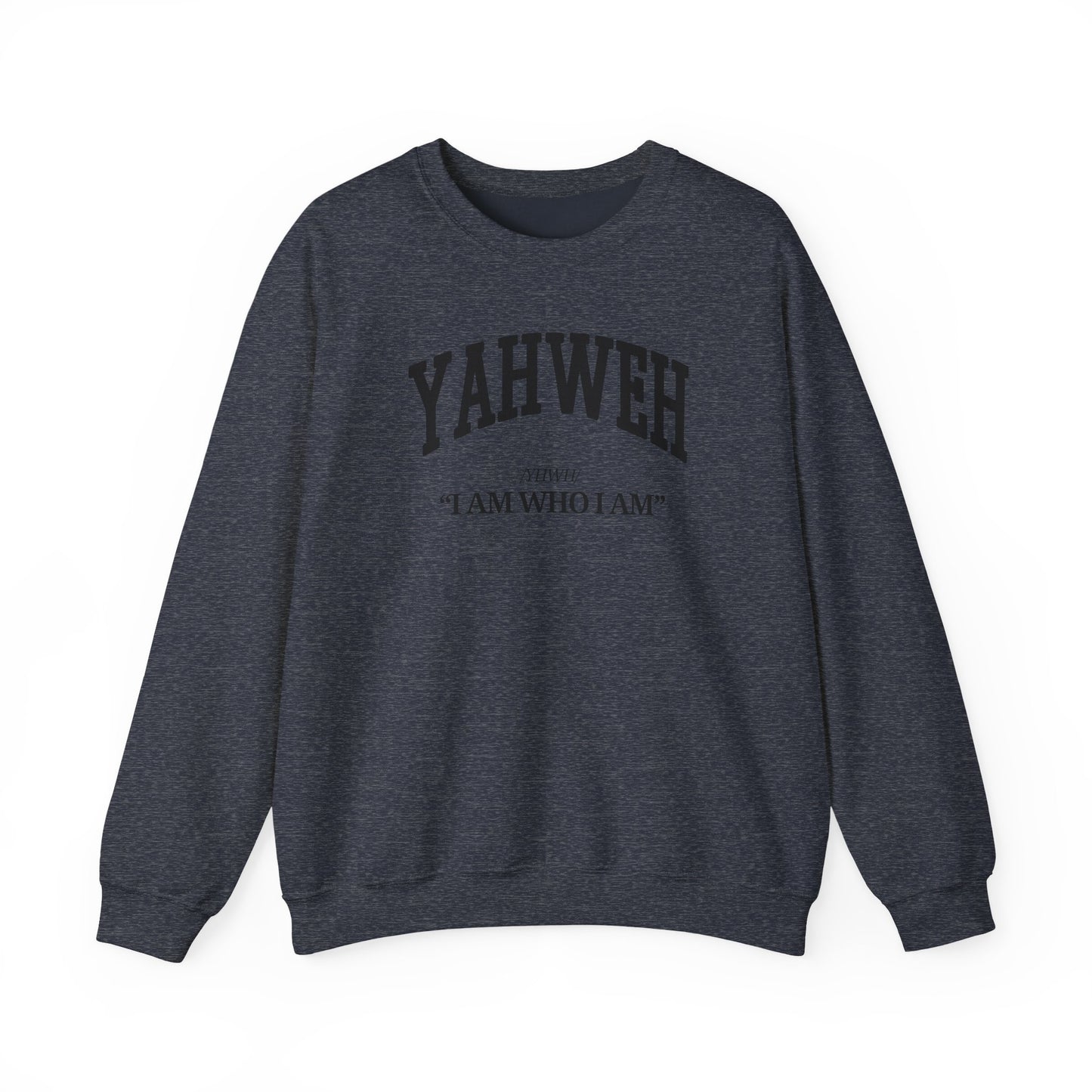 YAHWEH Crewneck Sweatshirt (Black)