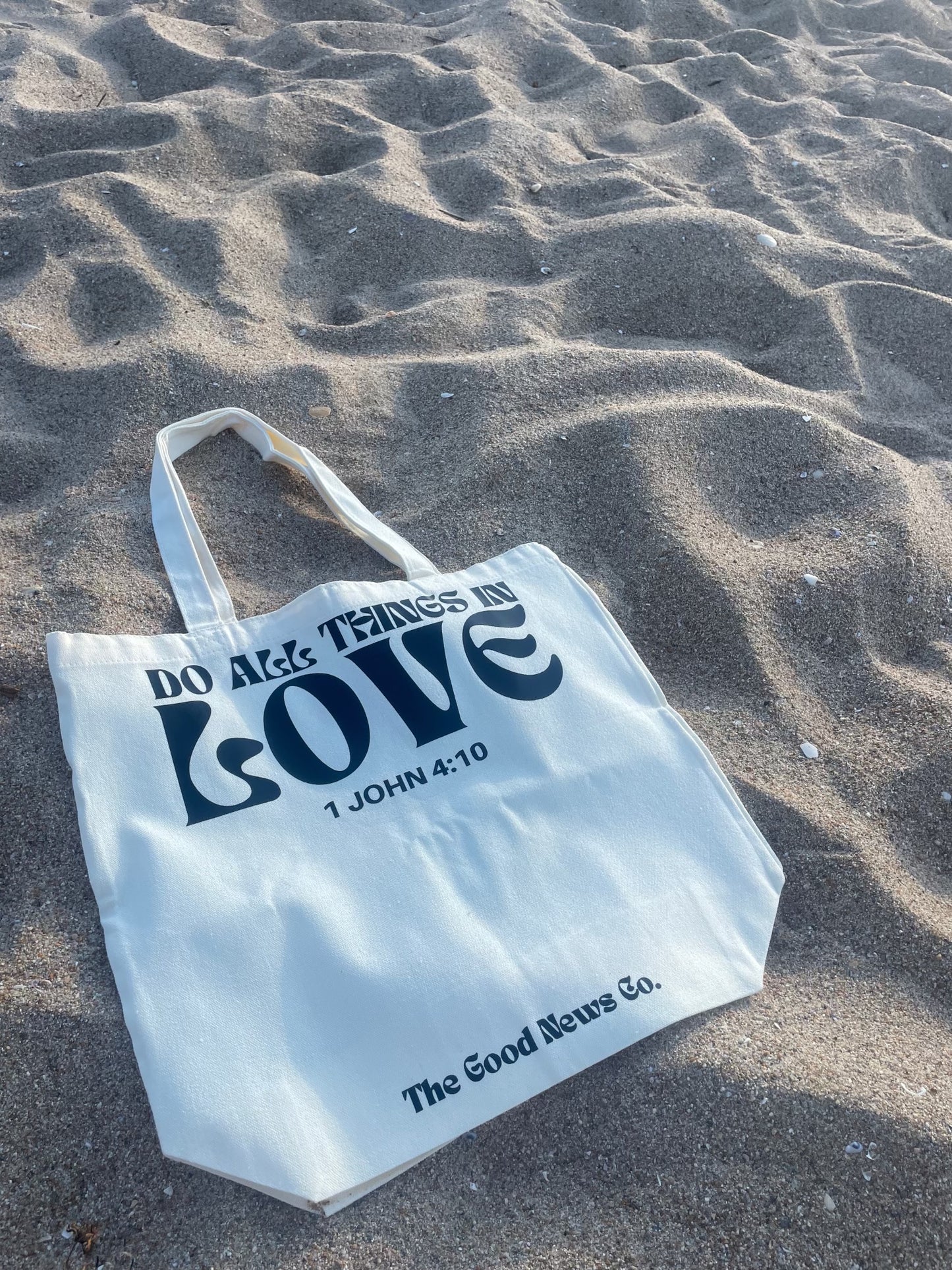 Do All Things in Love tote bag