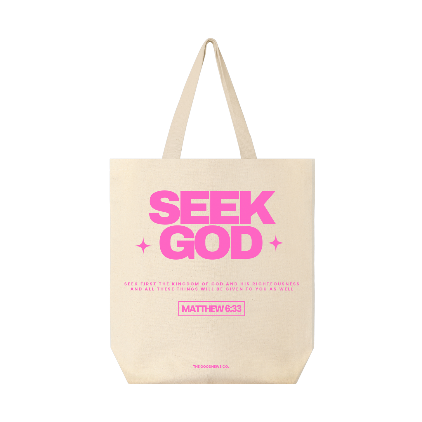 SEEK GOD Canvas Tote Bag