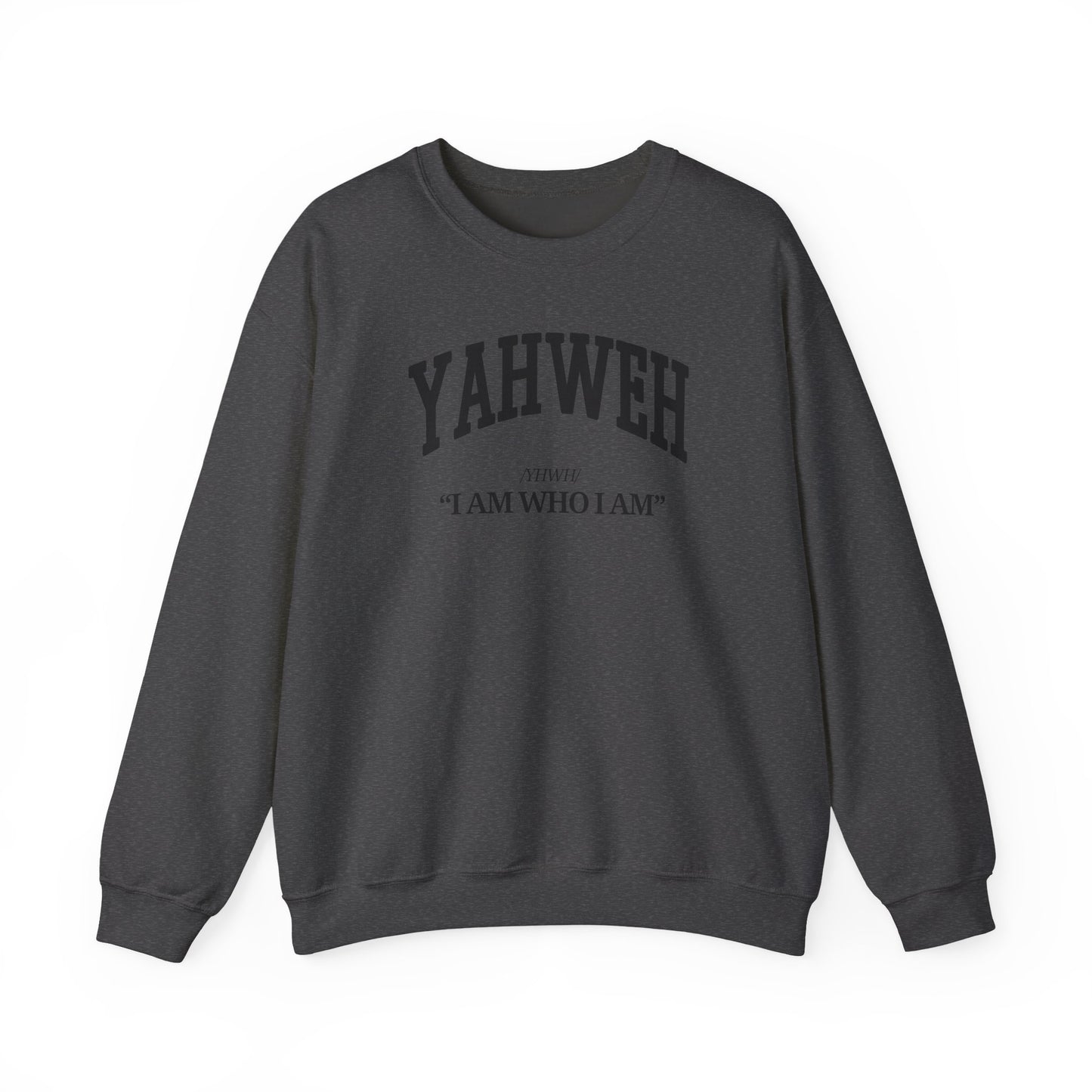 YAHWEH Crewneck Sweatshirt (Black)