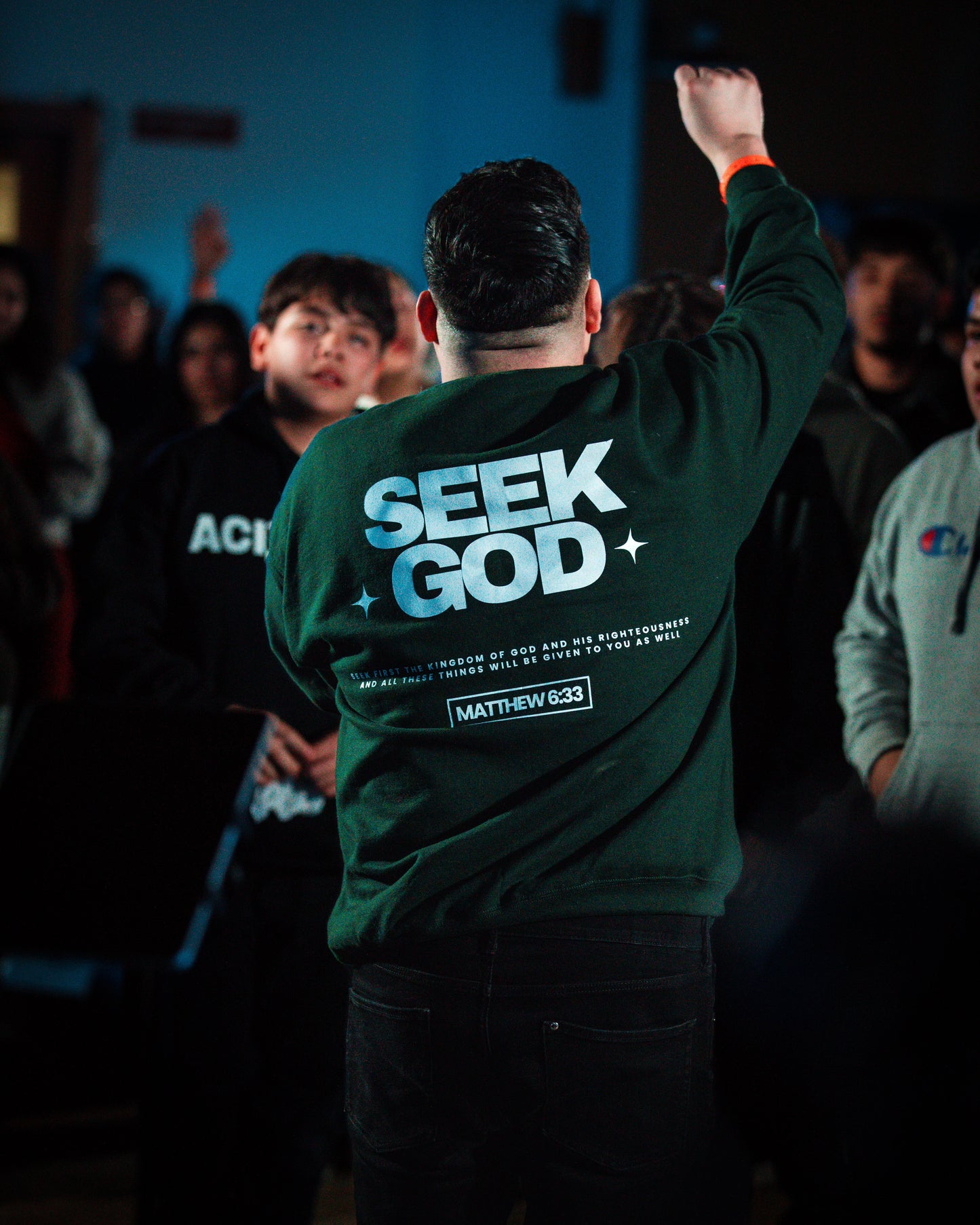 Seek God Crewneck (white)