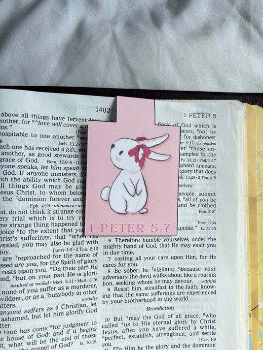 Cast Your Anxiety on Him Magnetic Bookmark