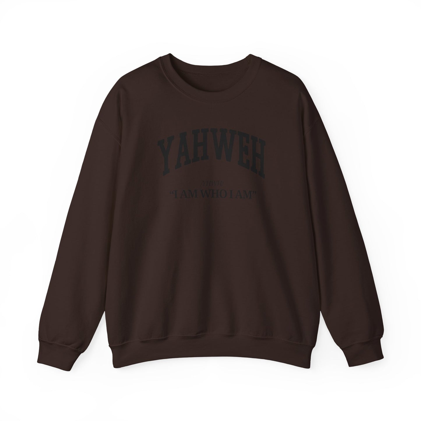 YAHWEH Crewneck Sweatshirt (Black)