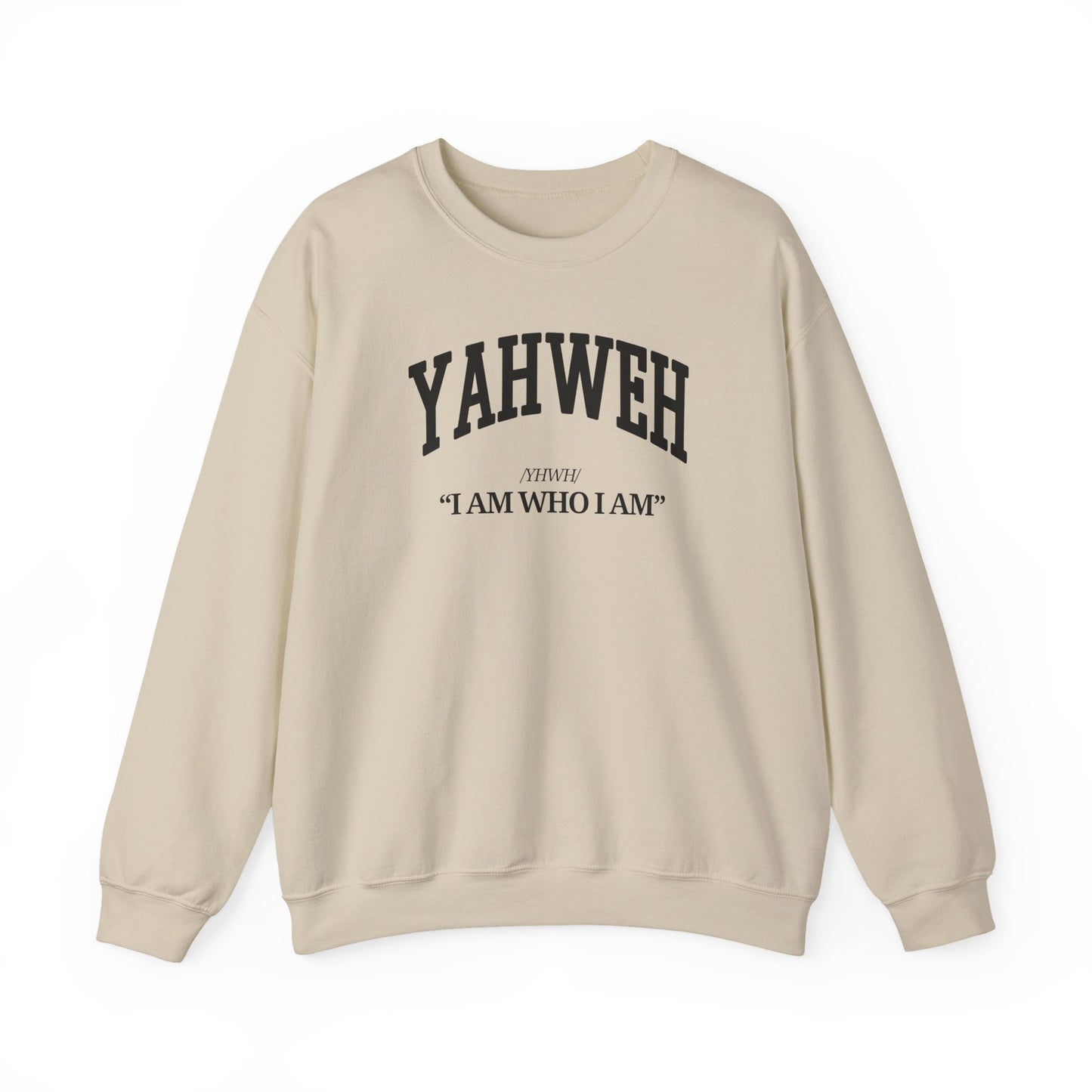 YAHWEH Crewneck Sweatshirt (Black)