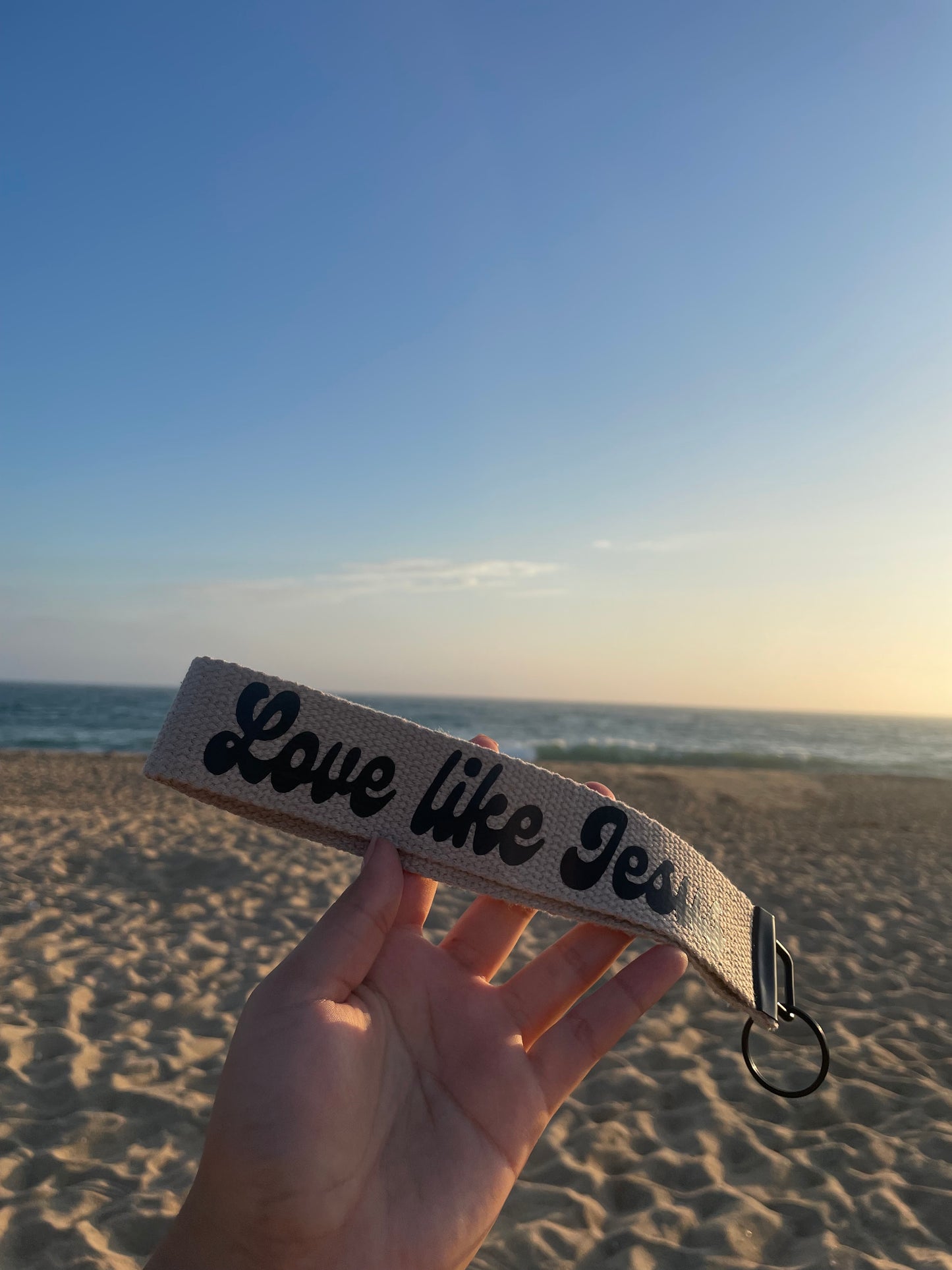 Love like Jesus Wristlet Keychain