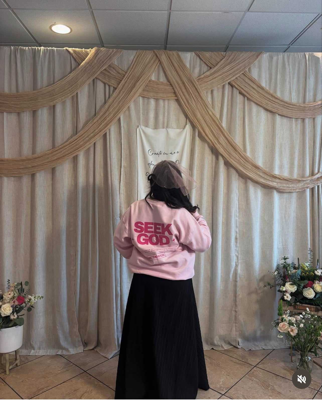 Pink Seek God Crewneck | Christian Valentine’s Gift | Matthew 6:33