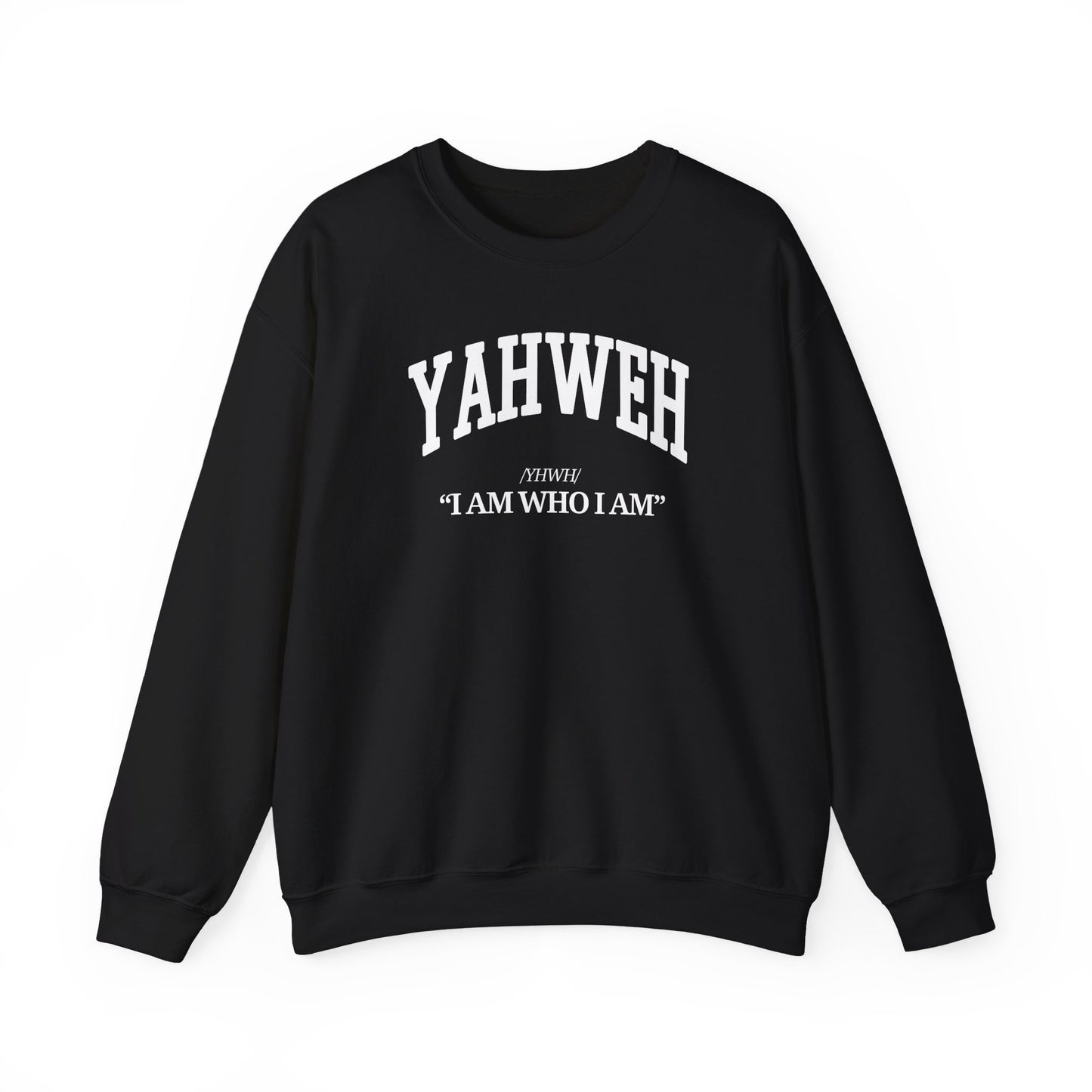 YAHWEH Crewneck Sweatshirt (white)